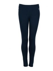 Legginsy fitness damskie. Niebieskie legginsy damskie Champion, bez wzorów, z bawełny. Za 103.00 zł.