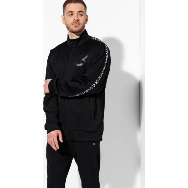 Calvin Klein Kurtka Track , czarny, rozmiar L. Czarne kurtki sportowe męskie Calvin Klein, l, bez wzorów, z materiału, bez kaptura. W wyprzedaży za 349.99 zł.