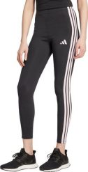 Adidas Legginsy damskie Essentials 3-Stripes Cotton czarne JW1815 2XL. Czarne legginsy damskie Adidas, bez wzorów. Za 139.31 zł.
