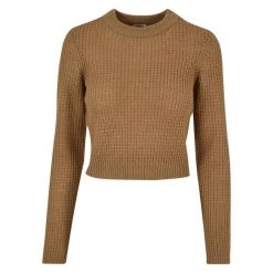 Sweter damski Urban Classics. Zielone swetry nierozpinane damskie Urban Classics, xl, bez wzorów, z dzianiny, bez kołnierzyka, bez ramiączek. Za 127.20 zł.