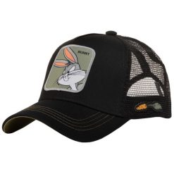 Czapka Capslab Looney Tunes Bugs Bunny. Czerwone czapki damskie CapsLab, bez wzorów, z bawełny. Za 154.55 zł.