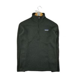 Second life - Lepszy Sweter Damski z Polarowym Golfem - Jak nowy. Czarne swetry nierozpinane damskie Patagonia, bez wzorów, z polaru, sportowe, bez kołnierzyka, bez ramiączek. Za 253.76 zł.