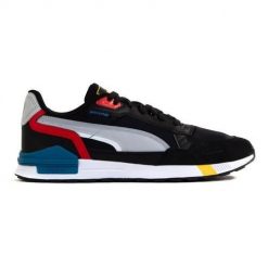 Buty do chodzenia męskie Puma Graviton Tera. Czarne buty sportowe męskie Puma, bez wzorów, z materiału, bez zapięcia, trekkingowe. Za 376.00 zł.