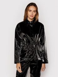 Remain Kurtka z imitacji skóry Ruth RM409 Czarny Regular Fit. Czarne kurtki damskie Remain, bez wzorów, ze skóry, bez kaptura. Za 1,529.00 zł.
