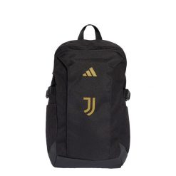 PLECAK JUVENTUS. Czarne plecaki męskie Adidas, bez wzorów, z materiału, street. Za 219.00 zł.