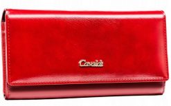 Portfel damski 4U Cavaldi czerwony PX24-21-BL. Czerwone portfele damskie 4U Cavaldi, ze skóry ekologicznej. Za 51.99 zł.