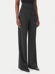 HUGO Spodnie materiałowe Himia 50516143 Czarny Wide Leg. Czarne spodnie materiałowe damskie Hugo, bez wzorów, z materiału. Za 759.99 zł.