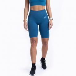 Krótkie legginsy sportowe dla kobiet Xtreme Sportswear Antracyt Niebieski. Niebieskie legginsy damskie XTREME SOCKSWEAR, bez wzorów. Za 125.82 zł.