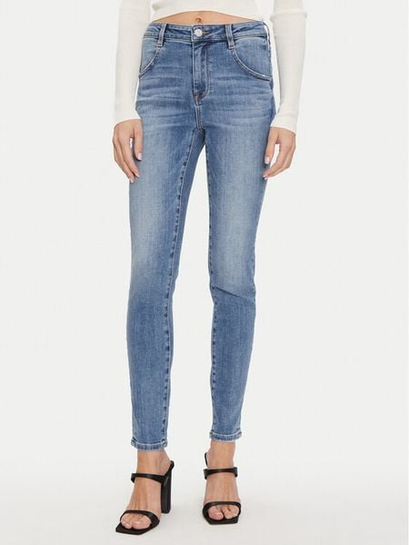 Miss Sixty Jeansy 6L3JJ3180000 Niebieski Skinny Fit. Niebieskie jeansy damskie Miss Sixty, bez wzorów, z bawełny. Za 439.99 zł.