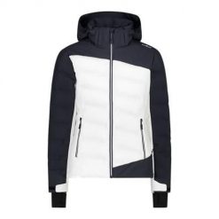 Kurtka narciarska damska CMP 34W4596A001. Kurtki sportowe damskie CMP, na zimę, m, bez wzorów, z syntetyku, bez ramiączek, z kapturem, narciarskie. W wyprzedaży za 785.70 zł.