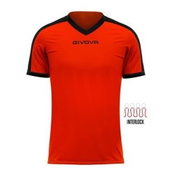 Koszulka piłkarska dla dorosłych Givova Revolution Interlock. Brązowe bluzki damskie Givova, xl, bez wzorów, z poliesteru, sportowe, bez kołnierzyka, bez ramiączek. Za 32.40 zł.