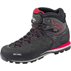 Buty męskie Meindl Litepeak z membraną Gore-Tex. Czerwone buty zimowe męskie MEINDL, bez wzorów, z gore-texu, bez obcasa, bez zapięcia. W wyprzedaży za 974.35 zł.
