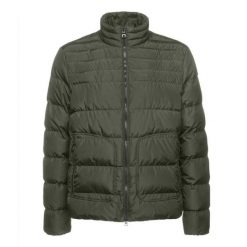Kurtka GEOX 166123 Zielony. Zielone kurtki męskie Geox, bez wzorów, z tkaniny, bez kaptura. Za 506.99 zł.