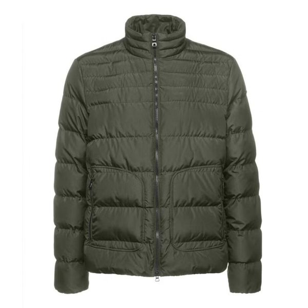 Kurtka GEOX 166123 Zielony. Zielone kurtki męskie Geox, bez wzorów, z tkaniny, bez kaptura. Za 518.99 zł.