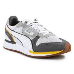 Buty do chodzenia męskie Puma Space Lab Legends. Szare buty sportowe męskie Puma, bez wzorów, z materiału, bez zapięcia, trekkingowe. Za 439.99 zł.