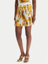 Versace Jeans Couture T-Shirt 80HAH608 JS553 Biały Regular Fit. Białe t-shirty damskie Versace Jeans Couture, l, bez wzorów, z bawełny, bez kołnierzyka, bez ramiączek. Za 749.99 zł.