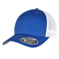 Dwukolorowa Bawełniana Czapka Z Daszkiem. Czarne czapki damskie FLEXFIT, bez wzorów, z bawełny. Za 98.99 zł.