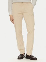 Marciano Guess Spodnie materiałowe 5GHB26 2322Z Beżowy Regular Fit. Brązowe spodnie materiałowe męskie Marciano Guess, z aplikacjami, z bawełny. Za 339.99 zł.