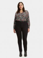 Levi's® Jeansy 721™ 83368-0007 Czarny Slim Fit. Czarne jeansy damskie bez wzorów, z bawełny. Za 499.99 zł.