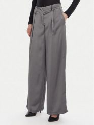 Rinascimento Spodnie palazzo CFC0124993003 Szary Wide Leg. Szare spodnie materiałowe damskie Rinascimento, bez wzorów, z materiału. Za 479.99 zł.
