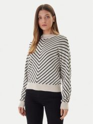 Vero Moda Sweter Capricorn 10331893 Beżowy Regular Fit. Brązowe swetry nierozpinane damskie Vero Moda, xs, bez wzorów, z bawełny, bez kołnierzyka, bez ramiączek. Za 159.99 zł.