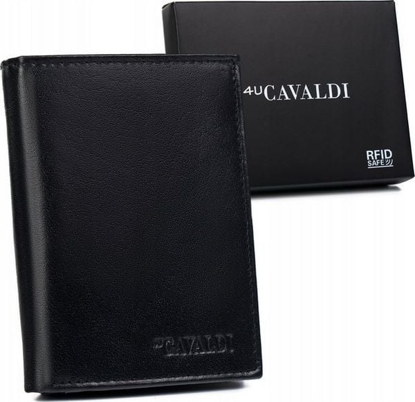 4U Cavaldi Duży, skórzany portfel męski z systemem RFID - 4U Cavaldi NoSize. Portfele męskie 4U Cavaldi, bez wzorów. Za 91.82 zł.