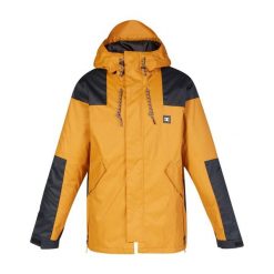 Kurtka snowboardowa męska DC Anchor. Żółte kurtki sportowe męskie DC Shoes, na zimę, m, bez wzorów, bez kaptura, narciarskie. W wyprzedaży za 773.35 zł.