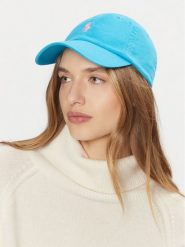 Polo Ralph Lauren Czapka z daszkiem 211912843012 Niebieski. Niebieskie czapki damskie Polo Ralph Lauren, bez wzorów, z bawełny. Za 212.99 zł.