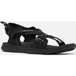 Sandały Turystyczne Damskie Columbia Sandal. Czarne sandały damskie Columbia, bez wzorów, bez obcasa, bez zapięcia. Za 224.99 zł.