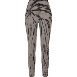 Legginsy Damskie Z Bawełny Tie Dye Z Wysokimi Stanami. Czarne legginsy damskie Urban Classics, bez wzorów, z bawełny. Za 137.99 zł.