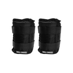 Obciążniki od 0,5 do 5 kg na kostki i nadgarstki na ręce Gorilla Sports. Czarne piżamy męskie GORILLA SPORTS, uniwersalny, bez wzorów, z materiału, bez kołnierzyka, bez ramiączek. Za 99.99 zł.