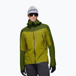 Kurtka przeciwdeszczowa męska NORRONA Falketind Gore-Tex. Zielone kurtki męskie NORRONA, m, bez wzorów, z gore-texu, bez kaptura. Za 2,099.00 zł.