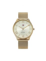 Tommy Hilfiger Zegarek Becker 1710515 Złoty. Żółte, analogowe zegarki męskie Tommy Hilfiger, bez wzorów, złote. Za 529.99 zł.