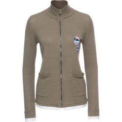 Kurtka przejściowa bonprix żółty. Żółte kardigany damskie bonprix, m, bez wzorów, bez kaptura. Za 189.99 zł.