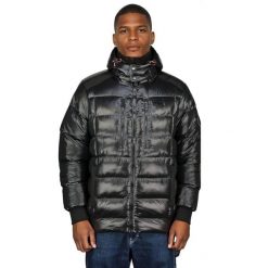 Kurtka męska Geographical Norway BAPTISTE BLACK DB MEN 056, czarna. Czarne kurtki męskie Geographical Norway, na zimę, m, bez wzorów, z materiału, klasyczne, z kapturem. Za 219.00 zł.
