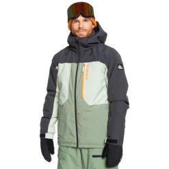 Kurtka śnieżna dla Mężczyzn DAWSON. Niebieskie kurtki sportowe męskie Quiksilver, na zimę, m, bez wzorów, z materiału, bez kaptura, narciarskie. Za 1,099.00 zł.