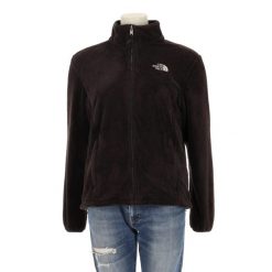 Second life - Kurtka polarowa TNF Black Osito dla kobiet - Jak nowy. Czarne kurtki sportowe damskie The North Face, m, bez wzorów, z materiału, bez ramiączek, bez kaptura, trekkingowe. Za 211.46 zł.