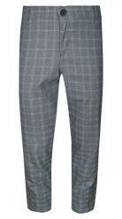 Spodnie Męskie, Niebieskie w Kratkę, Casualowe, Zwężane, Chinosy z Elastanem -RIGON. Niebieskie eleganckie spodnie męskie Rigon, bez wzorów, z elastanu. Za 159.00 zł.
