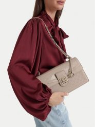 Nine West Torebka EO-SLEEK FORM-TK25740A Beżowy. Brązowe listonoszki damskie Nine West, bez wzorów, ze skóry, bez dodatków. Za 329.99 zł.