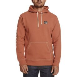 Bluza sportowa męska Quiksilver The Original. Brązowe bluzy sportowe męskie Quiksilver, m, bez wzorów, z bawełny, bez kaptura. Za 165.00 zł.