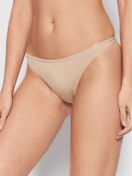 Selmark Figi brazylijskie Basicos 00204 Beżowy. Brązowe majtki damskie Selmark, z syntetyku. Za 29.99 zł.