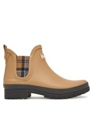 Barbour Kalosze Mallow LRF0091NY19 Beżowy. Brązowe kalosze damskie Barbour, bez wzorów, z gumy, bez zapięcia. Za 349.99 zł.