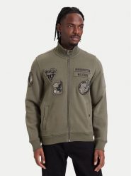 Aeronautica Militare Bluza 262FE2143UF00686 Khaki Regular Fit. Brązowe bluzy męskie Aeronautica Militare, l, bez wzorów, z bawełny, bez ramiączek, bez kaptura. Za 1,069.00 zł.