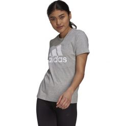 Adidas Koszulka adidas G BL T H07808 H07808 szary S. Szare bluzki damskie Adidas, s, bez wzorów, bez kołnierzyka, bez ramiączek. Za 67.04 zł.
