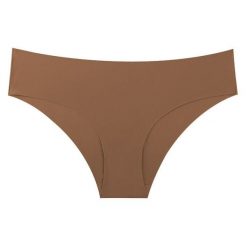 Figi bezszwowe gładkie niewidoczne pod ubraniem Omega. Brązowe majtki damskie Intica. Za 59.00 zł.