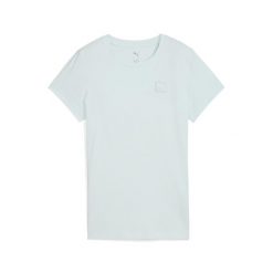 Damska koszulka ESS ELEVATED PUMA Peaceful Blue. Niebieskie bluzki damskie Puma, s, z aplikacjami, eleganckie, bez kołnierzyka, bez ramiączek. Za 178.00 zł.