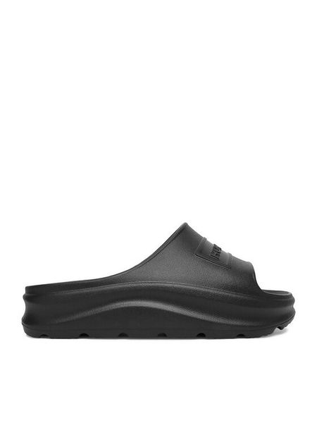 Hunter Klapki CEO-840143A Czarny. Czarne klapki damskie Hunter, bez wzorów, z kauczuku, bez obcasa, bez zapięcia. Za 63.99 zł.