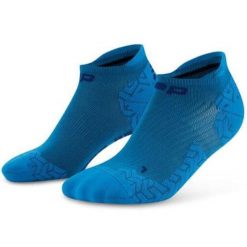 Męskie krótkie skarpety kompresyjne sportowe Core Run stopki Ultralight CEP. Niebieskie skarpety męskie CEP, bez wzorów, z elastanu. Za 69.00 zł.
