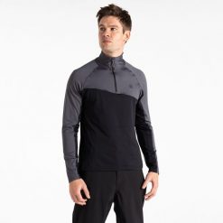 Polar narciarski męski Dignify III Core Stretch. Niebieskie bluzy sportowe męskie Dare 2B, na zimę, m, bez wzorów, z polaru, bez kaptura, narciarskie. W wyprzedaży za 149.99 zł.