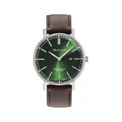 Gant Zegarek NASHVILLE. Analogowe zegarki męskie GANT, bez wzorów, ze skóry, szklane. Za 388.00 zł.